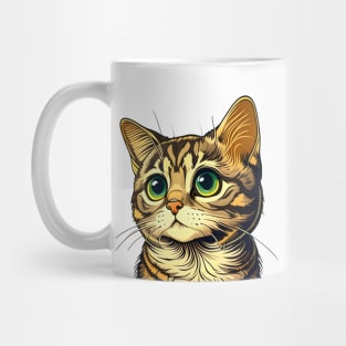 Cat Face Cute Funny - Cat Kitten Lover Mug